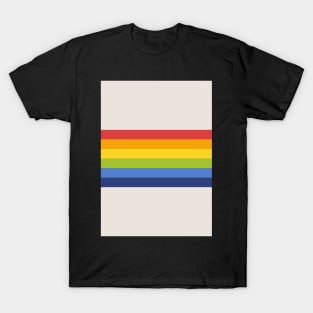 Retro Rainbow Stripe T-Shirt